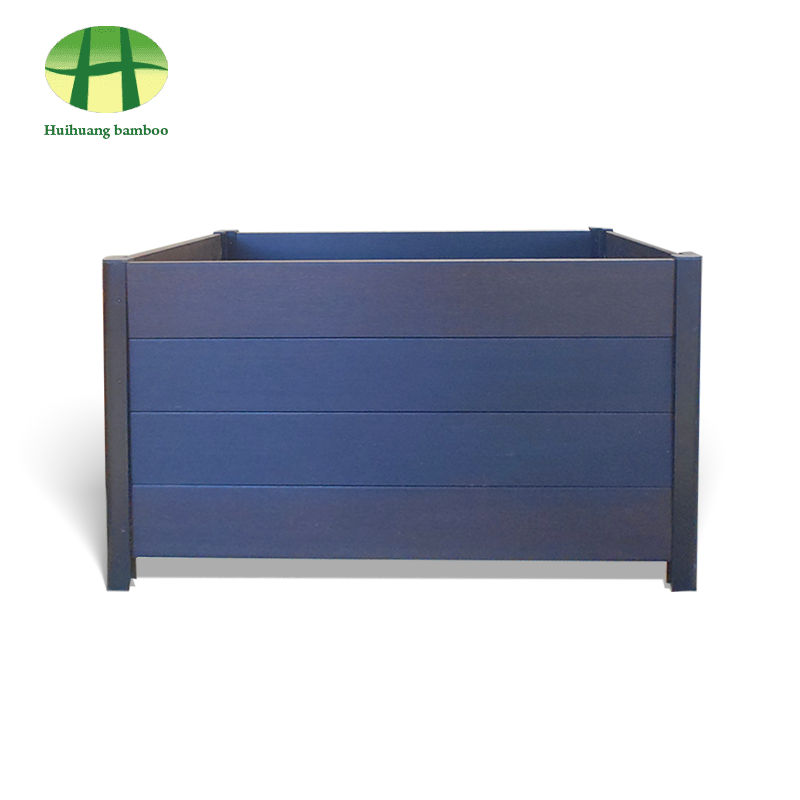 Kültéri időjárásálló bambusz ültető kompozit fa ültető doboz Kültéri időjárásálló bambusz ültető kompozit fa ültető doboz
